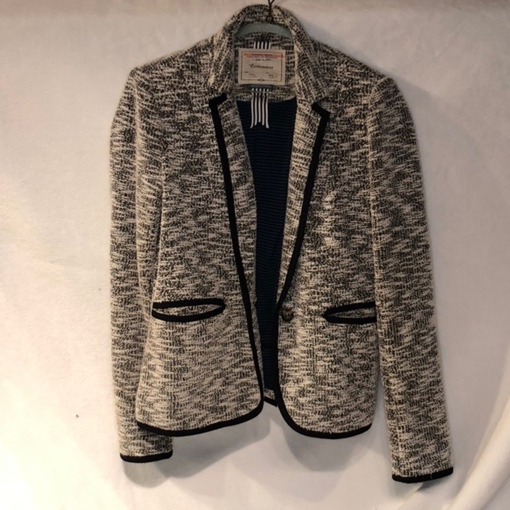 Anthropologie Tweed Blazer Sz 6